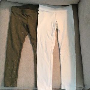 Cat & Jack sparkly leggings bundle